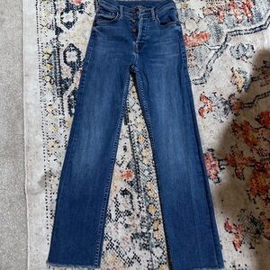 MOTHER Indigo Straight Leg Jeans